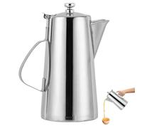 Bouilloire en acier inoxydable, pichet à eau, carafe à jus avec poignée