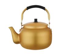Bouilloire en aluminium pour feu de camp - Théière à café portable | Théière légère | Chaudière à eau de randonnée en plein air | Petite bouilloire à eau pour cuisine, randonnée, pique-nique, voyage