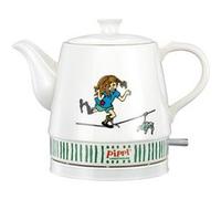 Bouilloire en céramique 0,8 litre Pippi 20130005 Blanc avec design Pippi Blanc G