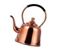 Bouilloire en cuivre d'une capacité de 2 L avec poignée enveloppée pour plaques à induction et cuisinière, théière, gadget de cuisine, bouilloire en cuivre