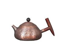 Bouilloire en cuivre Faite à la Main, Motif Poisson/Fleur, 3000-1500 ML, pour cuisinière (300 ML, 1 L ou Plus).