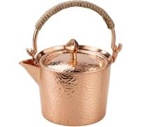 Bouilloire en cuivre martelé 500 ML avec Tresse pour Une ébullition Efficace et Un versement contrôlé