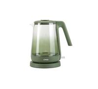 Bouilloire en verre 1,7 L Verte, Design moderne, chauffe rapide et fiable