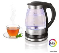 Bouilloire en verre LED 1,8 l avec fonction de réglage de la température 2200W