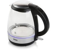 Domo DO9218WK bouilloire 1,2 L 2200 W Noir, Argent