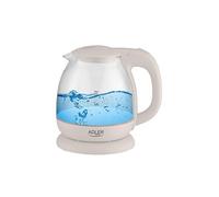 Adler Bouilloire électrique en verre 1,0 L