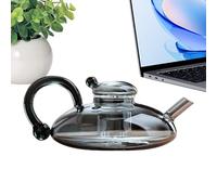 Bouilloire en verre - Infuseur à thé 1 l - Résistant à la chaleur - Pichet pour feuilles en vrac - Pot à boisson pour la cuisine, la maison, le café, le thé, le service, le matin, le soir, les