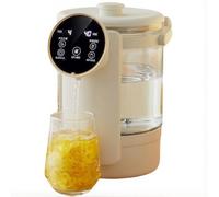 Bouilloire en Verre Intelligente de 2.5 L, Pot de Santé Multifonction 1200 W avec Sécurité Enfant, Régulation de la Température À 12 Niveaux, Réglage de la Température de 40 À 100 °C, Chauffe-biberon