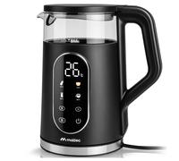 Bouilloire en verre MalTec 1,7L 2200W contrôle de température écran 40-100°C