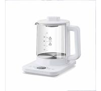 Bouilloire en verre, Pot de conservation automatique en verre, 1,6 l, multi-cuiseur Portable for le thé, rendez-vous intelligent avec température réglable