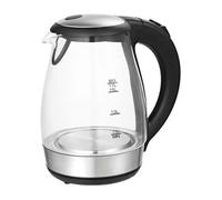 Bouilloire en verre - TZS FIRST AUSTRIA - 1,7 L - 2200 W - Filtre anticalcaire - Éclairage interne