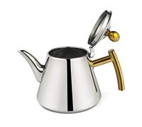 Bouilloire Factory Direct Food Grade 304 Acier Inoxydable Plateau Plat Théière Service à Thé Cuisinière à Induction Petite cocotte Épaissie 1,2 Décoration Ménage