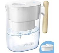 Bouilloire filtrante Waterdrop Chubby 3,5 l avec 1 cartouche filtrante de 90 jours, réduit le calcaire, le chlore, le plomb et le cuivre dans l'eau