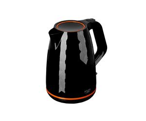 Bouilloire FOX 1,7L 2200W plastique sans fil et rotation 360° blanc noir