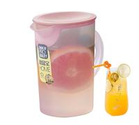 Bouilloire froide avec couvercle - Jus Joueur pour réfrigérateur, grande capacité | Pot potable sans eau, citronnelle, bière, parfait pour les repas en plein air Table de cuisine pique-nique H H H