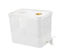 Bouilloire froide avec robinet distributeur de boisson, seau à jus de boissons froides, carafe à thé, limonade, distributeur de boissons glacées pour la maison - 10 l