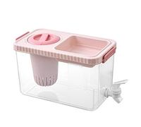 Bouilloire froide avec robinet - Distributeur de boissons froides de 4 L | Distributeur de boissons | Théière à fruits pour réfrigérateur Distributeur de boissons glacées de grande capacité, parfait