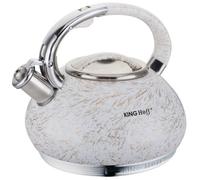 Bouilloire - GOLD - KH-1066 - Acier inoxydable - 3,0 L - Sifflet