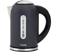 Bouilloire H.KoeNIG Boe52 - Capacité 1,7 L - Température réglable 40 a 110°C - Ecran LCD - Gris mat