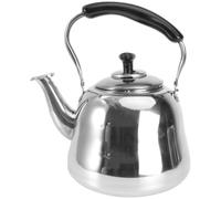 Bouilloire Hémisphère en Acier Inoxydable 2,5 L Sifflet | Grosse Capacité pour Infusion et Thé, Couvercle Pratique, Usage Maison sur Cuisinière, Nettoyage Facile