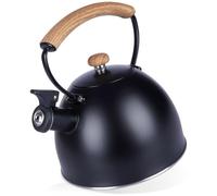 Bouilloire induction 2,5 l acier inoxydable noir mat sifflet efficace