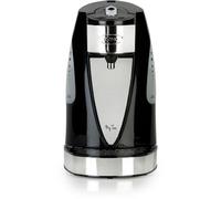 Bouilloire infuseur à thé électrique DOMO DO482WK 1,5 L 3000 W Noir avec bouton d'infusion 200 ml par pression
