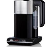 Bouilloire Inox 1,5L 2400W, Température Réglable, Maintien Au Chaud, Arrêt Automatique, Protection Surchauffe, Noir