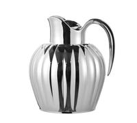 Bouilloire Inox Carafe Thermique Pichet Isotherme Verseuse Étanche Poignée Stable Couvercle Antifuite à Bouton pour eau Café Thé Camping Déplacement Bureau 1200ml