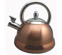 Bouilloire inox Cuivré 3 L à sifflet
