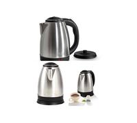 Bouilloire - - INOX GRISE - 1,8L - Sans Fil - 1500W - Arrêt Automatique