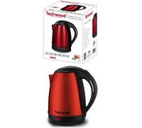 Bouilloire - Inox - Rouge - 1,8L - 1500W - Sans Fil - Arrêt Automatique