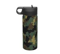 Bouilloire isotherme de voyage en acier inoxydable avec motif camouflage 532 ml