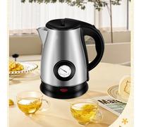 Bouilloire - Jauge de température et voyant lumineux de 1,8 L - Arrêt automatique électrique à ébullition rapide de 1 500 W, protection contre l'ébullition à sec, design rétro en acier inoxydable