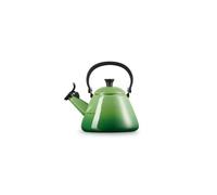Le Creuset Bouilloire Kone Pour Cuisinière avec Sifflement, Acier Émaillé, 1,6 L, Bamboo, 40101024080000