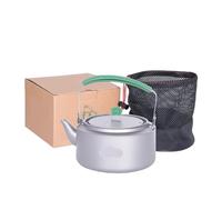 Bouilloire légère en Titane de 800 ML/1,2 L avec Filtre - Utilisation extérieure et Domestique for Le thé et Le café(800ml Ti3101D)