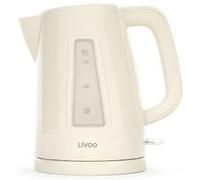 Bouilloire - LIVOO - DOD184C - 2200 W - 1,7 L - Socle 360° - Blanc cassé Crème