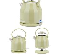 Bouilloire - LIVOO - WDOD202M - 1,5 L - 2200 W - Inox rétro vert