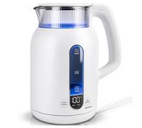Bouilloire MalTec 1,5L LED 1500W Contrôle de la température Fonction maintien...