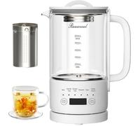 Bouilloire multifonction 0,6 l avec mode de cuisson 6 en 1 (thé/pâtisseries/ragoût),minuterie de 24 heures et contrôle,500 W,mode