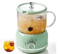 Bouilloire Multifonctionnelle 600 Ml, Théière Intelligente 500 W avec Fonctionnement Programmé, Machine À Thé À Contrôle Automatique de la Température pour Préparer du Thé green