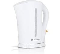 Bouilloire Orbegozo KT 6003 à ébullition rapide et sans BPA - Capacité 1.7 litre - Couvercle rabattable - Résistance immergée - Déconnexion automatique - Affichage du niveau d'eau G