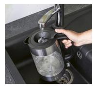 Bouilloire électrique 1,7L en verre Noir 2200W PC-WKS1322G-Noir