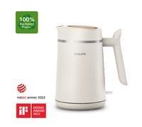Bouilloire Philips HD9365/10 Eco Conscious Edition 1.7L, Plastique 100% Biosourcé, 2200W, Filtre Anticalcaire Amovible, Base 360°, Arrêt Automatique