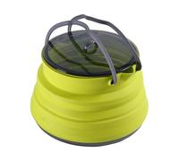 Bouilloire pliable en silicone pour camping - 1,5 l - Ultra léger - Flamme nue/IH - Chauffage électromagnétique - Prévention des catastrophes - Alpinisme