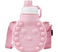 Bouilloire pliante en silicone pour enfants Bouilloire en silicone Coupe étudiante créative Anti-chute et étanche Bouilloire pour enfants