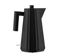 Alessi Bouilloire électrique Plissé MDL06 B – 2400W, 170 cl, résine thermoplastique, Noir