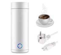 Bouilloire Portable, Bouilloire Électrique de Voyage Petite Mini 3 en 1 Ébullition Rapide, Arrêt Automatique Acier Inoxydable pour Café et Thé Mini Bouilloire Camping Bouilloire Electrique