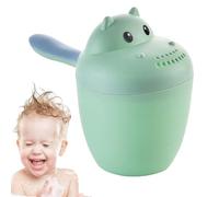 Bouilloire pour bébé - 15 cm Durable Shampooing Gobelet de bain Seau de bain Cuillère de protection des yeux pour enfant Motif dessin animé Outil de bain Sûr Amusant pour le temps