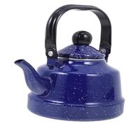 Bouilloire pour cuisinière Théière Sifflante En Émail Bleue 1,1-2,5L(2.5L)