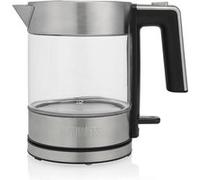 Bouilloire Princess 1 L verre et inox 2200 W inox